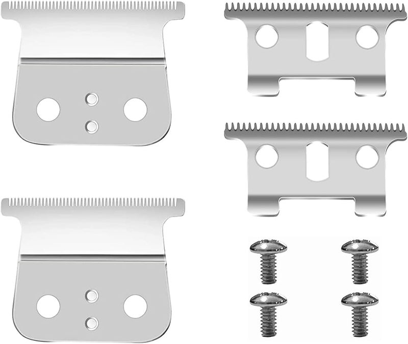 GERILKAI 2 Pack T Blades fits for G, GO, GTO, GTX, Headliner LS2, LS3 Replacement,clipper blades,Already assembled（Silver） - Image 1